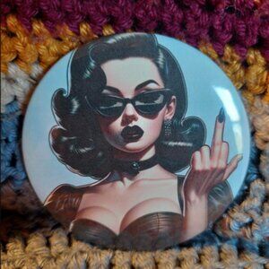 I dare you Vintage Button